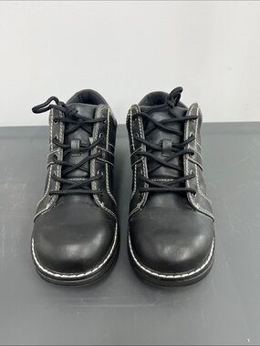 Men's Black Casual Lace-Up Shoes
